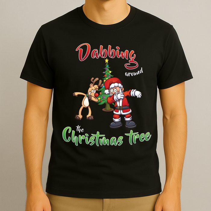 Dabbing Around The Christmas Tree T-Shirt
