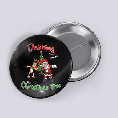 Dabbing Around The Christmas Tree Button