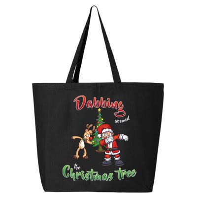 Dabbing Around The Christmas Tree 25L Jumbo Tote