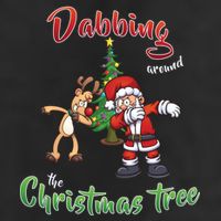 Dabbing Around The Christmas Tree 25L Jumbo Tote