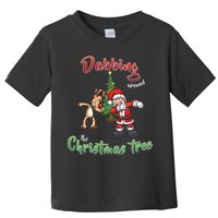 Dabbing Around The Christmas Tree Toddler T-Shirt