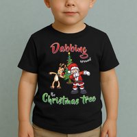 Dabbing Around The Christmas Tree Toddler T-Shirt