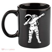 Dabbing Astronaut 11oz C Handle Ceramic Mug