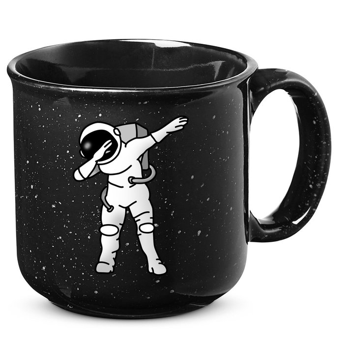 Dabbing Astronaut 15oz Campfire Ceramic Mug