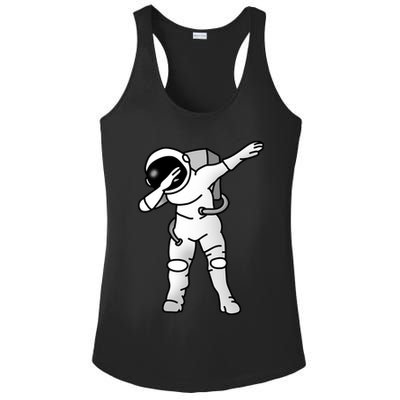 Dabbing Astronaut Ladies PosiCharge Competitor Racerback Tank
