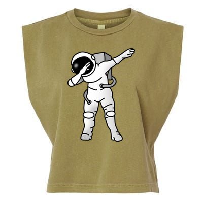 Dabbing Astronaut Garment-Dyed Women's Muscle Tee