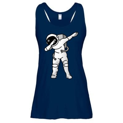 Dabbing Astronaut Ladies Essential Flowy Tank