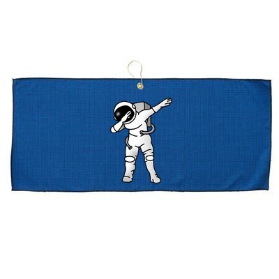 Dabbing Astronaut Large Microfiber Waffle Golf Towel
