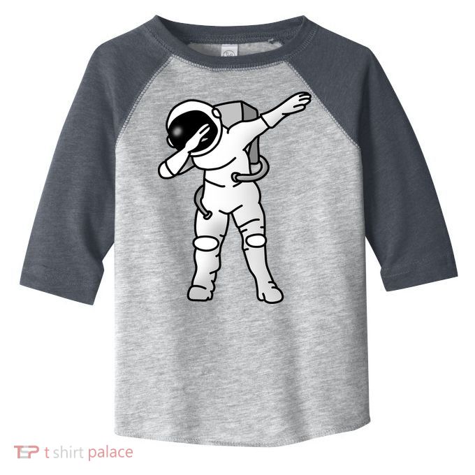 Dabbing Astronaut Toddler Fine Jersey T-Shirt