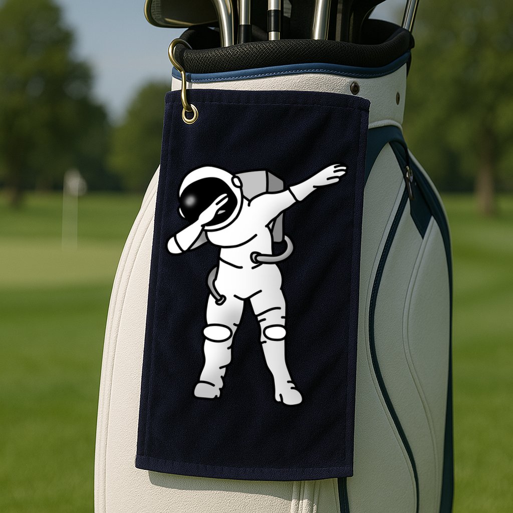 Dabbing Astronaut Golf Towel