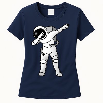 Dabbing Astronaut Womens T-Shirt
