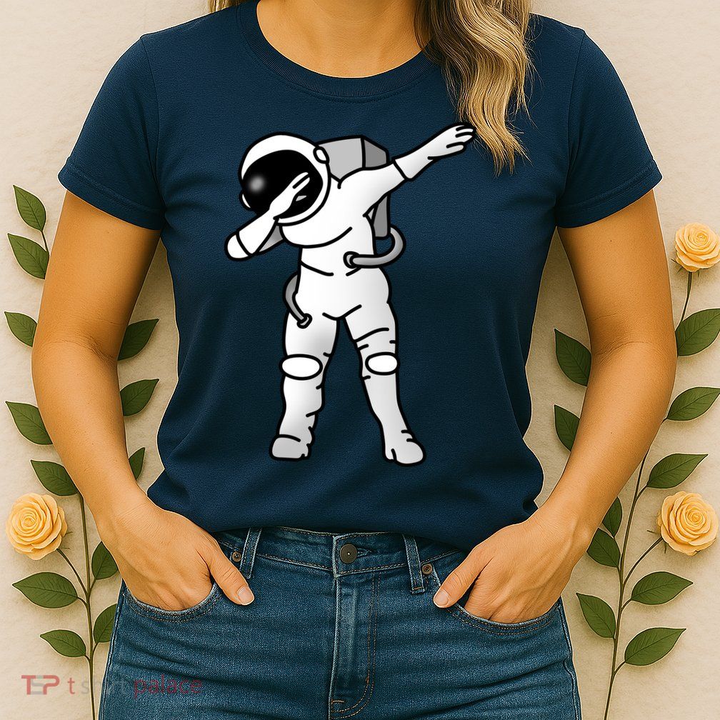 Dabbing Astronaut Womens T-Shirt