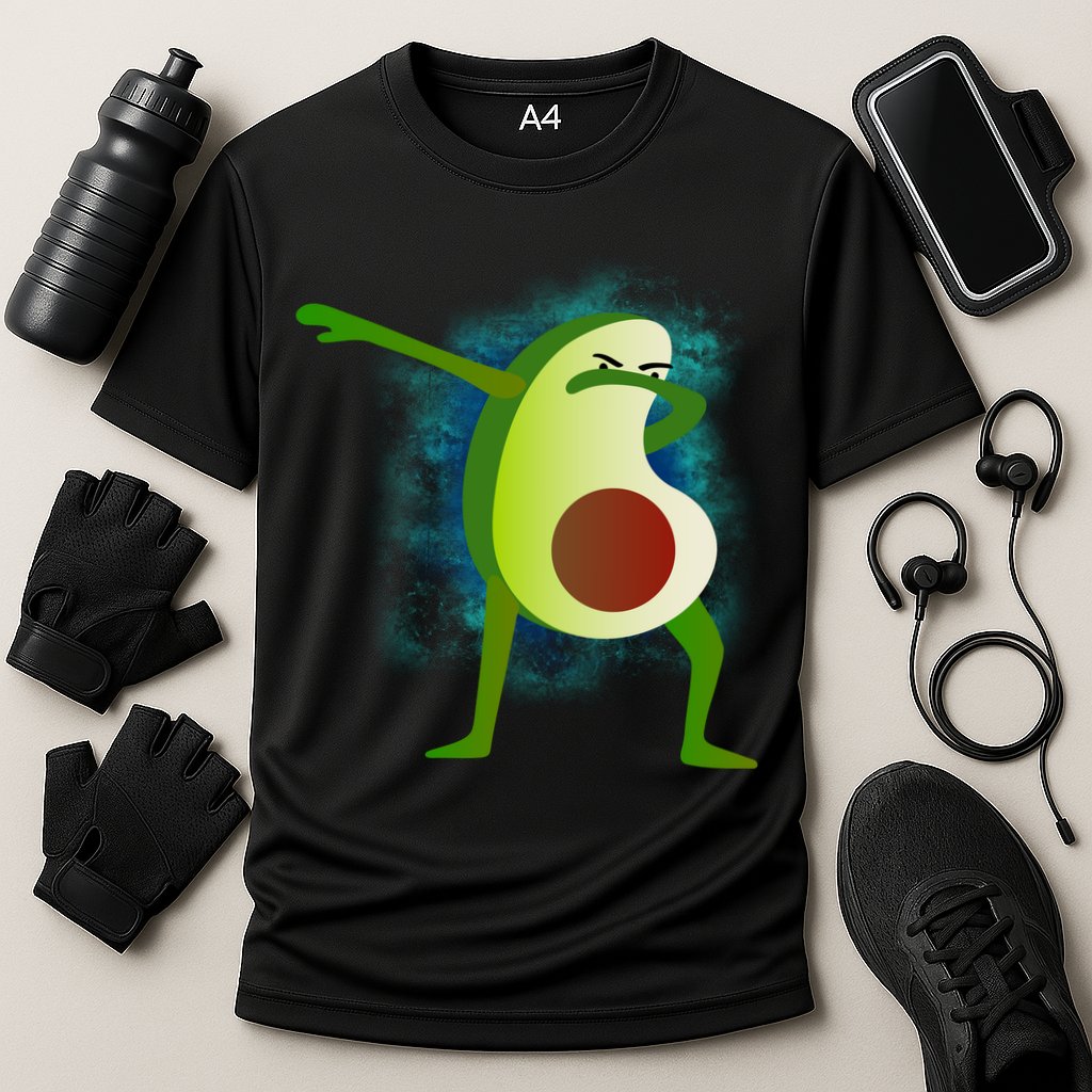 Dabbing Avocado Performance Shirt