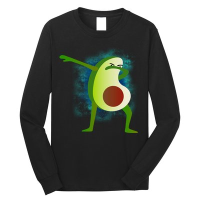 Dabbing Avocado Long Sleeve Shirt