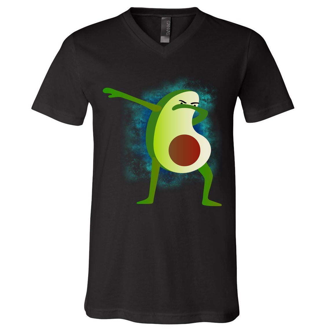 Dabbing Avocado V-Neck T-Shirt