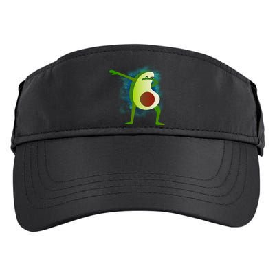 Dabbing Avocado Adult Drive Performance Visor