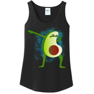 Dabbing Avocado Ladies Essential Tank