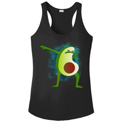 Dabbing Avocado Ladies PosiCharge Competitor Racerback Tank