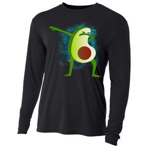 Dabbing Avocado Cooling Performance Long Sleeve Crew