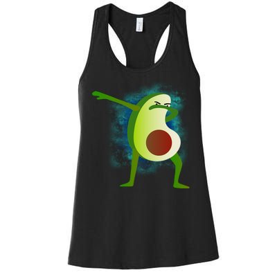 Dabbing Avocado Women's Racerback Tank