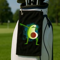 Dabbing Avocado Golf Towel