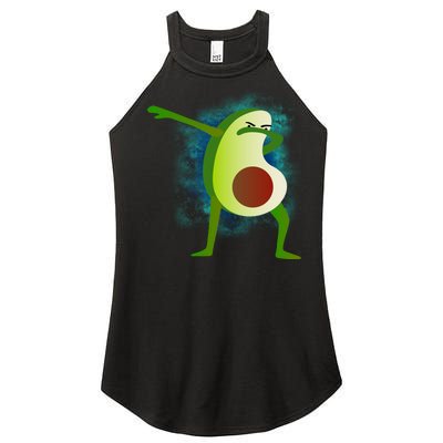 Dabbing Avocado Women's Perfect Tri Rocker Tank