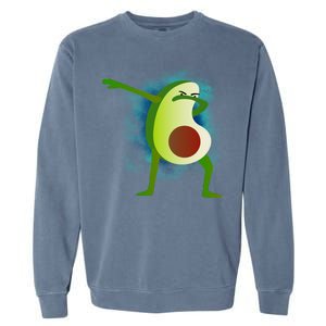 Dabbing Avocado Garment-Dyed Sweatshirt