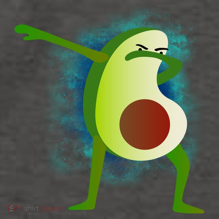 Dabbing Avocado Vector Backpack