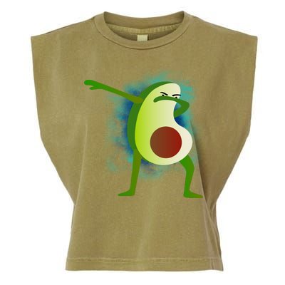 Dabbing Avocado Garment-Dyed Women's Muscle Tee