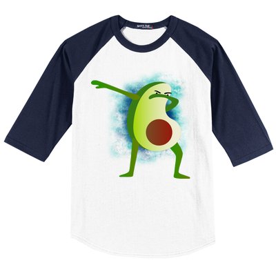 Dabbing Avocado Baseball Sleeve Shirt