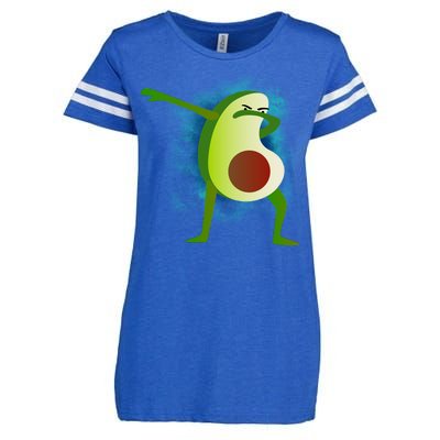 Dabbing Avocado Enza Ladies Jersey Football T-Shirt