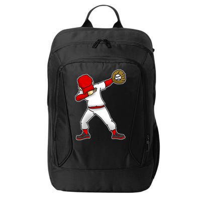 Dabbing Baseball Player City Backpack