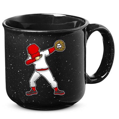 Dabbing Baseball Player 15oz Campfire Ceramic Mug