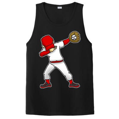 Dabbing Baseball Player PosiCharge Competitor Tank