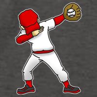 Dabbing Baseball Player Vector Backpack