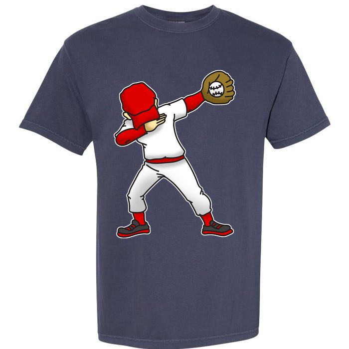 Dabbing Baseball Player Garment-Dyed Heavyweight T-Shirt