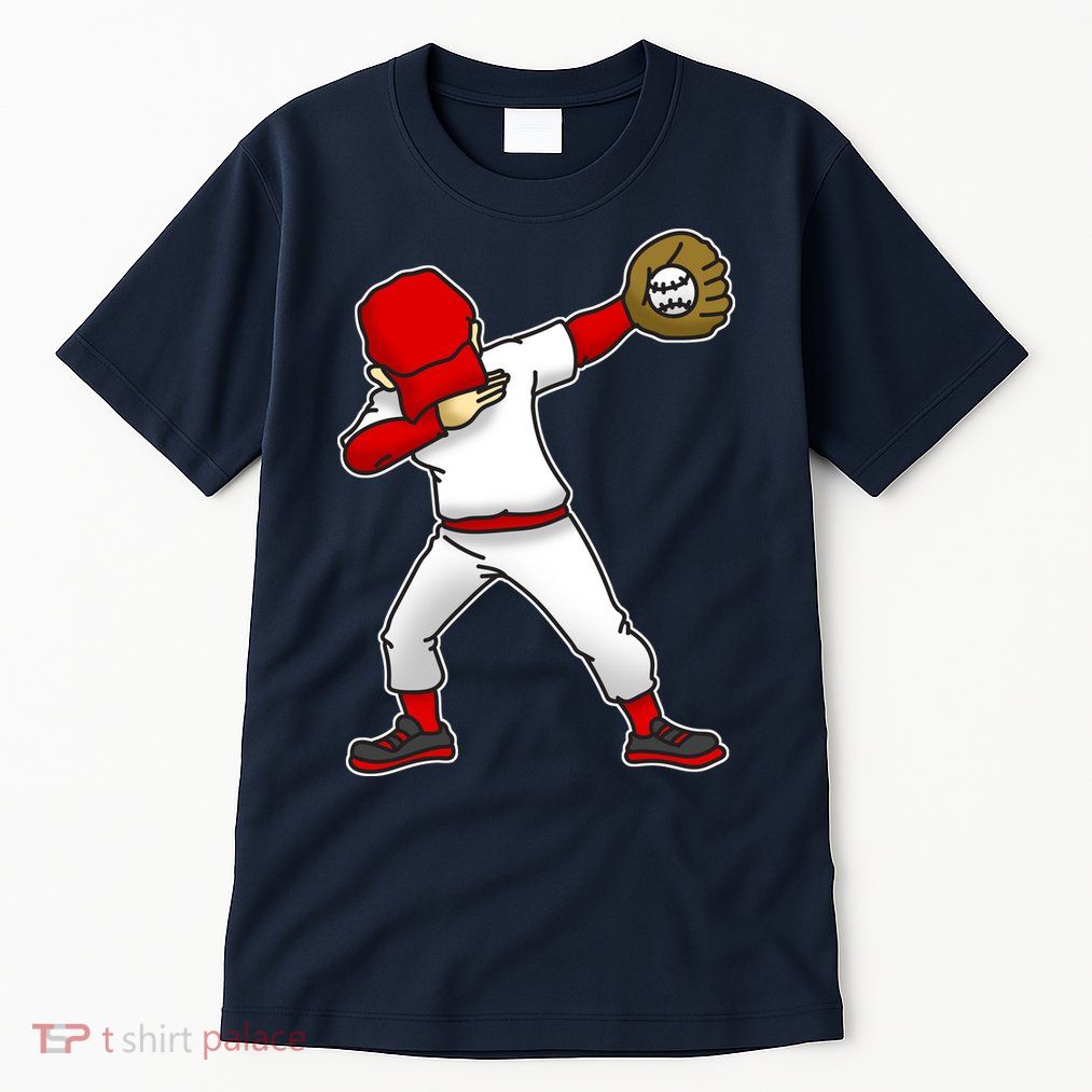 Dabbing Baseball Player Tall T-Shirt