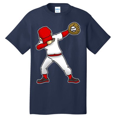 Dabbing Baseball Player Tall T-Shirt