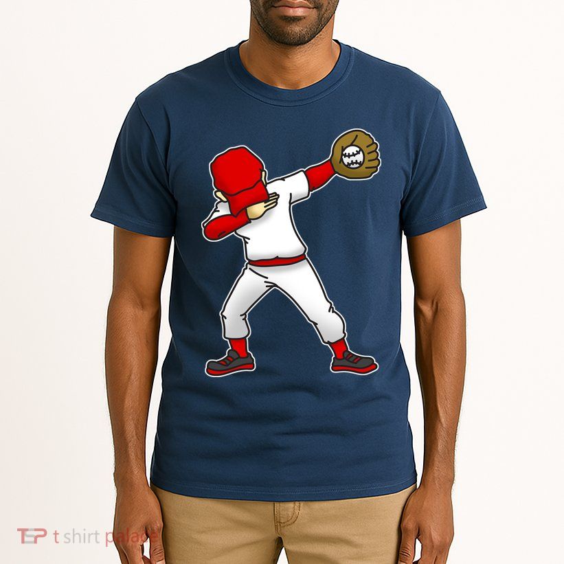 Dabbing Baseball Player Tall T-Shirt