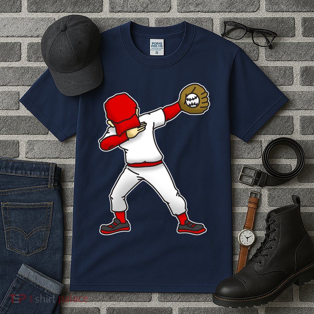 Dabbing Baseball Player Tall T-Shirt