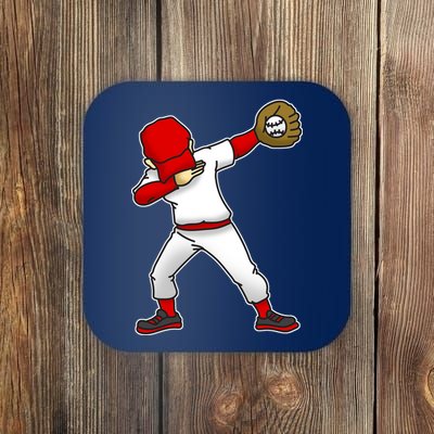 Dabbing Baseball Player Coaster