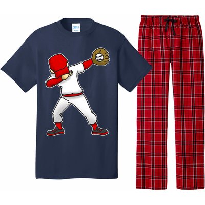 Dabbing Baseball Player Pajama Set