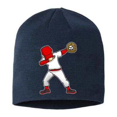 Dabbing Baseball Player Sustainable Beanie