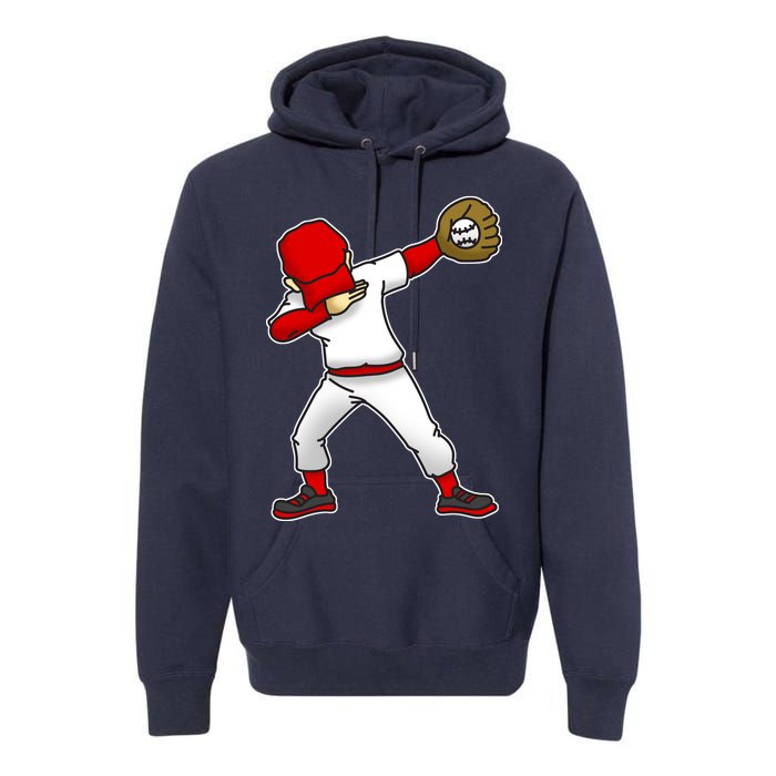 Dabbing Baseball Player Premium Hoodie