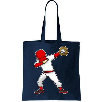 Dabbing Baseball Player Tote Bag