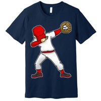 Dabbing Baseball Player Premium T-Shirt