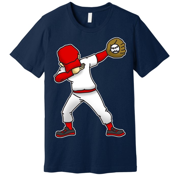 Dabbing Baseball Player Premium T-Shirt