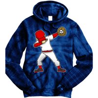 Dabbing Baseball Player Tie Dye Hoodie