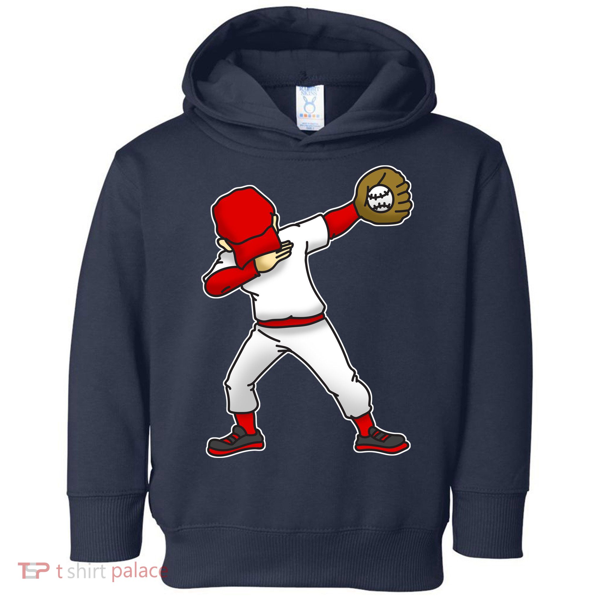 Dabbing Baseball Player Toddler Hoodie