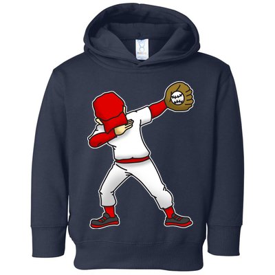 Dabbing Baseball Player Toddler Hoodie